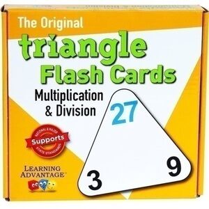 Triangle Flash cards multiplication and division